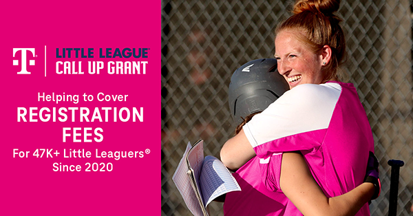 T-Mobile Little League Call Up Grant. Helping to Cover Registration Feesd for 47k+ Little Leaguers Since 2020